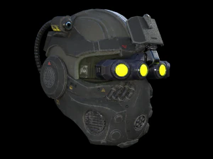 Noktowizor taktyczny szturmowy Model 3D