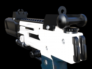 sci-fi pistol 3D मॉडल