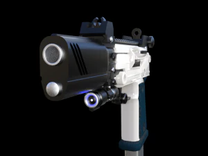 sci-fi pistol 3D Model