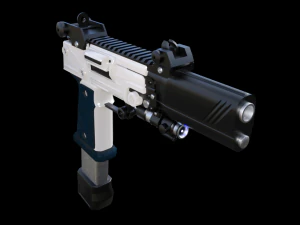 sci-fi pistol 3D Model