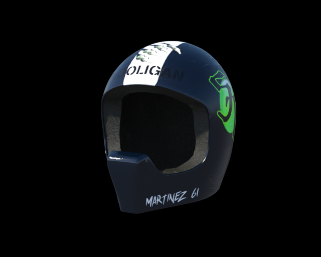 race helmet 3D Model .c4d .max .obj .3ds .fbx .stl .blend 