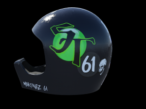 race helmet 3D Model