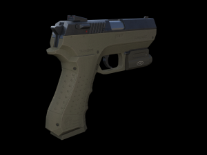 9mm handgun Model 3D
