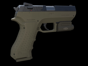 9mm handgun Model 3D