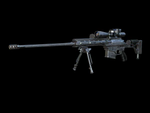 m98b 338 lapua mag sniper rifle 3D Model