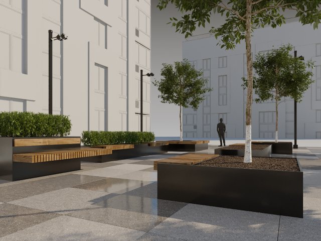 street decor part 022 3D 模型 .c4d .max .obj .3ds .fbx .stl .blend 