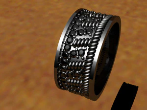 black ring 3D Model
