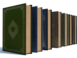 book pack 7 books 3D Model