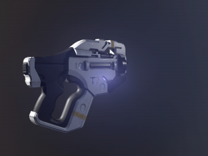 me3 talon t7 heavy pistol 3D Модель