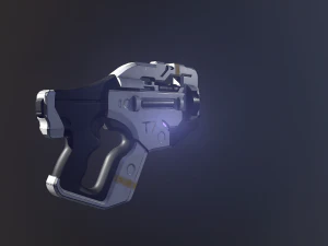 me3 talon t7 heavy pistol 3D Model