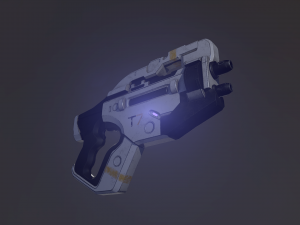 me3 talon t7 heavy pistol 3D Модель