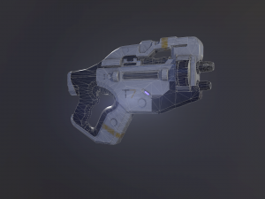me3 talon t7 heavy pistol 3D Модель