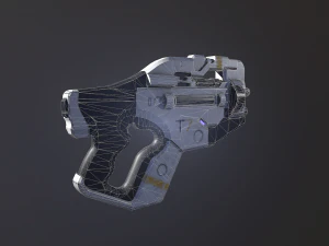 me3 talon t7 heavy pistol 3D Model