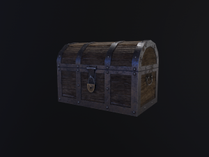 medieval chest 3D 모델
