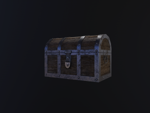 medieval chest Modelo 3D
