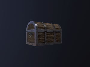 medieval chest Modelo 3D