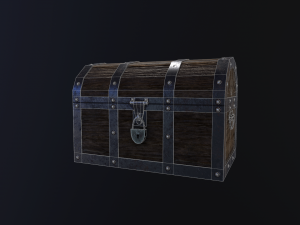 medieval chest Modelo 3D