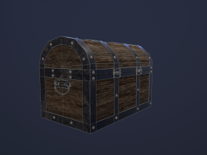 medieval chest Modelo 3D