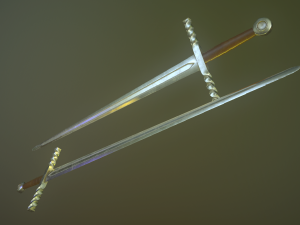 medieval swords 3D मॉडल