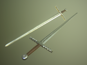 medieval swords 3D मॉडल