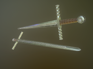 medieval swords 3D मॉडल