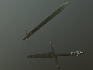 medieval swords 3D मॉडल