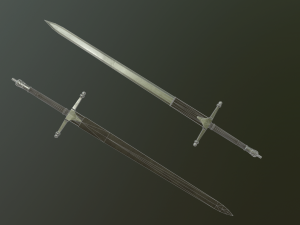 medieval swords 3D मॉडल