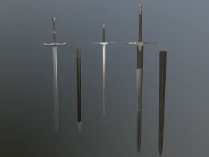 medieval swords 3D Model