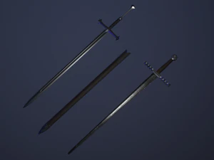 medieval swords 3D Model