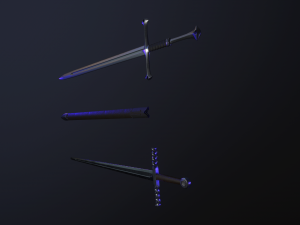 medieval swords 3D मॉडल