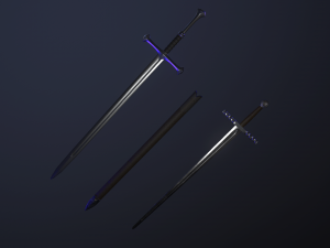 medieval swords 3D मॉडल