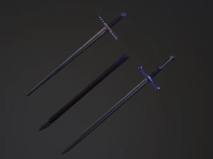 medieval swords 3D Model