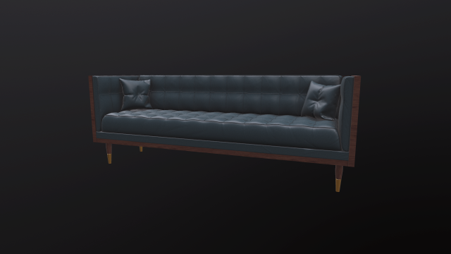 sofa for interior 3Dモデル .c4d .max .obj .3ds .fbx .stl .blend 