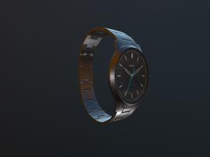 hand watch fossil 3D मॉडल