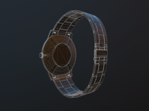 hand watch fossil 3D मॉडल