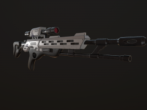 viper sniper rifle 3D Model