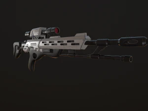 viper sniper rifle 3D Model