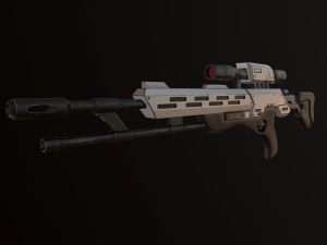 viper sniper rifle 3D Model
