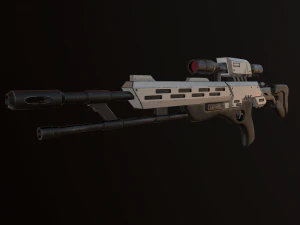 viper sniper rifle 3D Model