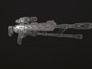 viper sniper rifle 3D Model