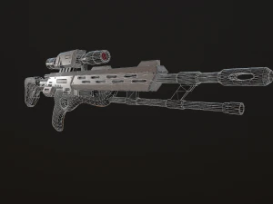 viper sniper rifle 3D Model