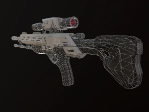 viper sniper rifle 3D Model