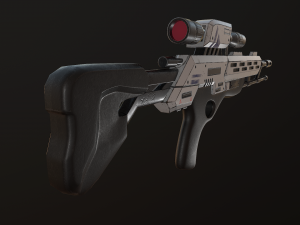 viper sniper rifle 3D Model