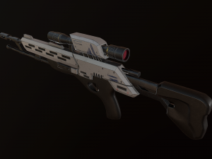 viper sniper rifle 3D Model