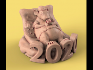rat 2020 3d print model 3D Print Model