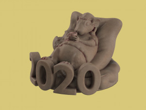 rat 2020 3d print model Modello di stampa 3D