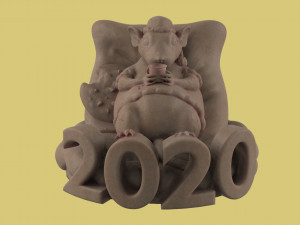 rat 2020 3d print model Modello di stampa 3D