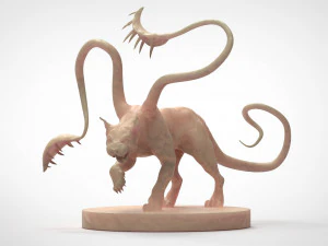 panther sneaks up 3d 3D Print Model