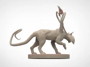 panther sneaks up 3d 3D Print Model