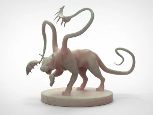 panther sneaks up 3d 3D Print Model